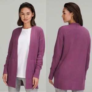 Lululemon Cashlu Cashmere Wrap Sweater XS/S | Luxe Soft Layer Shawl Cardigan